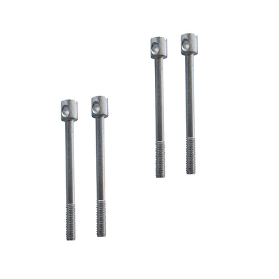 M4*15mm Электрические винты для круглого головного счетчика с грубыми нитями, уплотняющие винт с одним отверстием