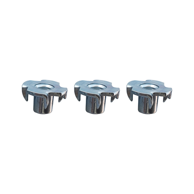 Чернота ZP YZ/Phosphated серым цветом покрытые стальные гайки t с 4 Prongs