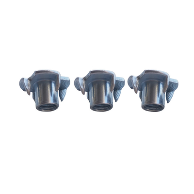 Чернота ZP YZ/Phosphated серым цветом покрытые стальные гайки t с 4 Prongs