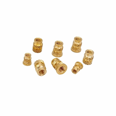Crown Mark Processing Custom Through-Hole Crurled Copper Nut Double Twill Brass Nut (Обработка короновой марки) Медный орех с двойным скрещиванием