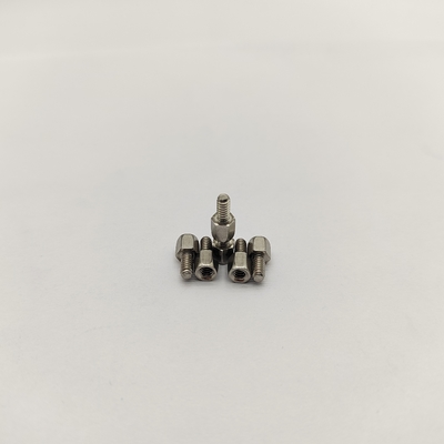 Промышленные шестигранные стойки SS316/Латунь, обработанные на станках с ЧПУ, нестандартная резьба