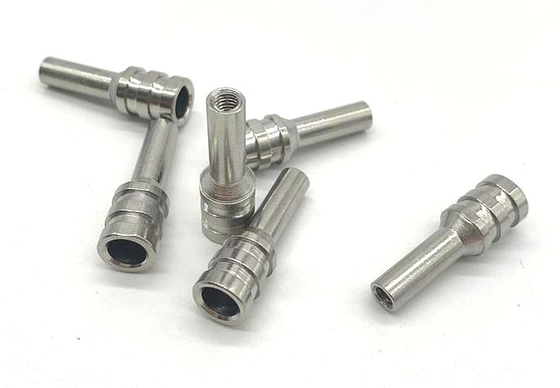 Позолоченные части токарного станка CNC подвергая механической обработке, вал 6x31.6mm нержавеющей стали 316