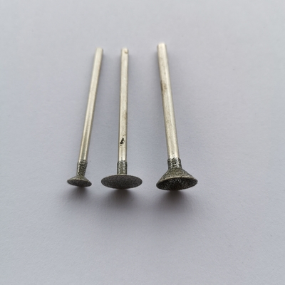 буровой наконечник заусенца диаманта 6mm роторный с хвостовиком 3mm для инструмента роторной головки гвоздя диаманта инструмента Deburring