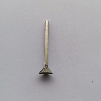 буровой наконечник заусенца диаманта 6mm роторный с хвостовиком 3mm для инструмента роторной головки гвоздя диаманта инструмента Deburring