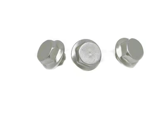 Декоративное шестиугольное винтов машины M8X5.5 нержавеющей стали Nickelplated
