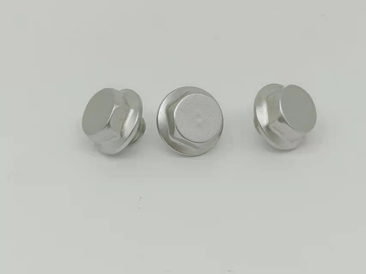 Декоративное шестиугольное винтов машины M8X5.5 нержавеющей стали Nickelplated