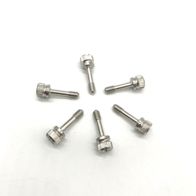 Винты машины нержавеющей стали паза Knurling, M4 плененный винт A4-80