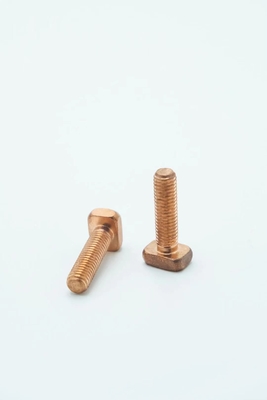 Квадратная головка t сформировала вес 17.59g стали C1022 винта M8x30mm материальный