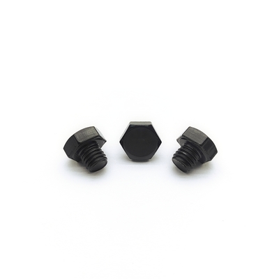 M8x1.25mm Нержавеющая сталь шестеренковый болт 12.3mm Черный электропластированный