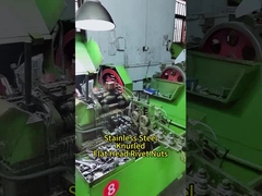 заклепки гайки с накаткой и плоской головкой